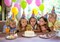 3PCS Happy Birthday Acrylic Cake Toppers – DIY Party Decorations (Black, Gold, Pink)